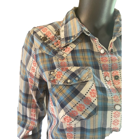 Vintage Western Shirt Dress by Guess Jeans - Picture 6 of 6